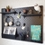 Painel para Organização Pegboard Setup/Estudos/Ateliê 76x56cm Preto na internet