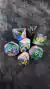 Set de 7 dados 4 Color Mixed Dice (bl49)
