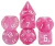 Set de 7 dados Jade - Rosa (AC-BL69)