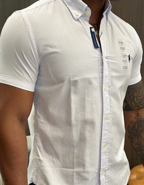 CAMISA CURTA OXFORD TINTURADA - comprar online