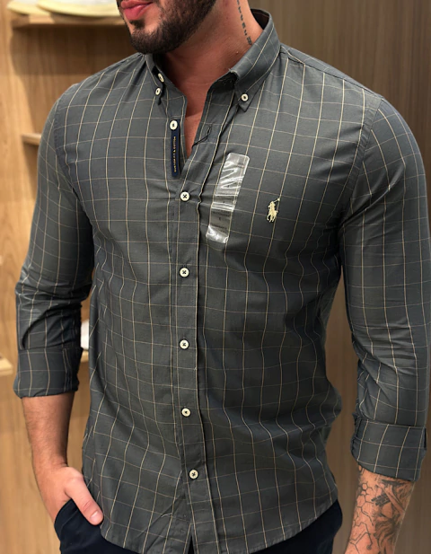 MANGA LONGA XADREZ VENEZA