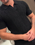 GOLA POLO ITALIANA TRICOT COM FRISO na internet