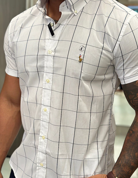 CAMISA MANGA CURTA XADREZ ATENAS