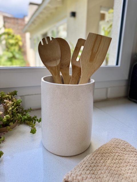 Set utensillos de bambú Toscana