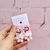 Aros sakura blanco transparentes - comprar online