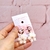 Aros sakura blanco transparentes