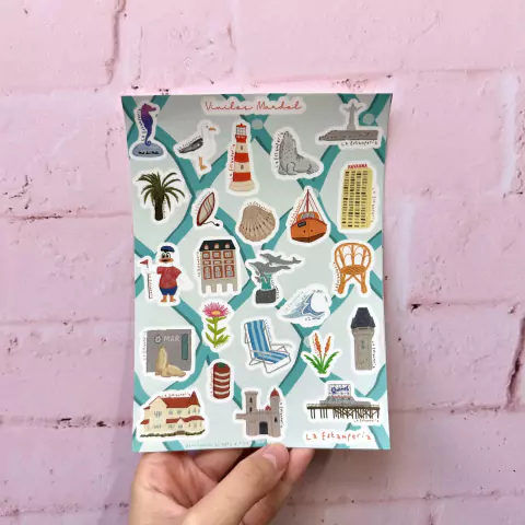 Vinilos Mardel ilustrada