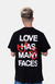 CAMISETA FACES PRETA