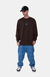 MOLETOM CARECA LABEL MARROM - loja online