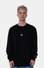 MOLETOM CARECA LABEL PRETO