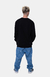 MOLETOM CARECA LABEL PRETO - Alfa Collective