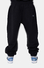CALÇA MOLETOM LABEL PRETA - comprar online
