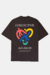 CAMISETA TOGETHER MARROM