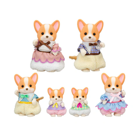 Família dos corgis - Sylvanian Families (unitário)