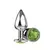 Plug Anal P Silver Detalhe Pedra - Prince Adult Store