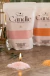 VELAS PERLADAS COLOR ROSE 500gr - comprar online