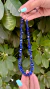 LAPISLAZULI SCALE NECKLACE - buy online