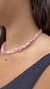 PINK QUARTZ SCALE NECKLACE - Padma