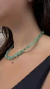 GREEN QUARTZ SCALE NECKLACE - Padma