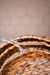 SET OF 3 GUADALUPE JACINTO AND RATTAN METAL TRAYS - Padma