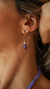 GOLDEN AMETHYST PEAK EARRINGS - buy online