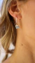 BRINCOS CASCAYO AQUAMARINE BANHADOS A PRATA - comprar online
