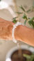 CRYSTAL QUARTZ SCALE BRACELET - buy online