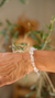 CRYSTAL QUARTZ SCALE BRACELET on internet