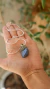 BLUE QUARTZ AND PYRITE ALPACA PENDANT - buy online