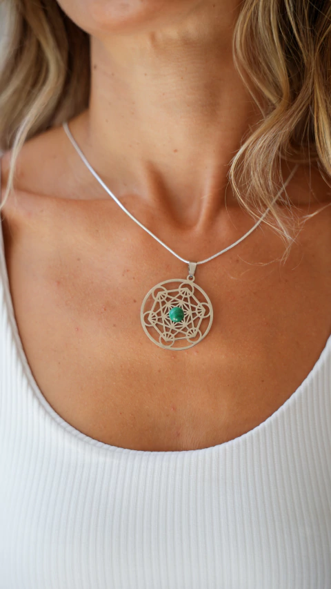 METATRON MALACHITE PENDANT - buy online