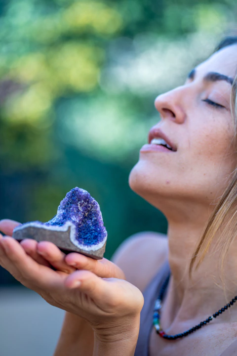 DRUSAS DE AMATISTA GRANDE CON BASE - comprar online