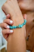 PULSERA ESCALLAS TURQUESA