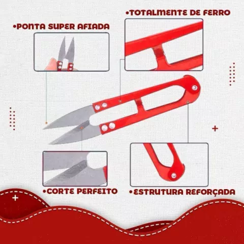 Tesoura de Arremate Tranças