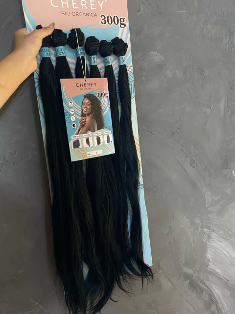 Cabelo Ondulado Fibra Bio Orgânica 70cm 6 Telas 300gr