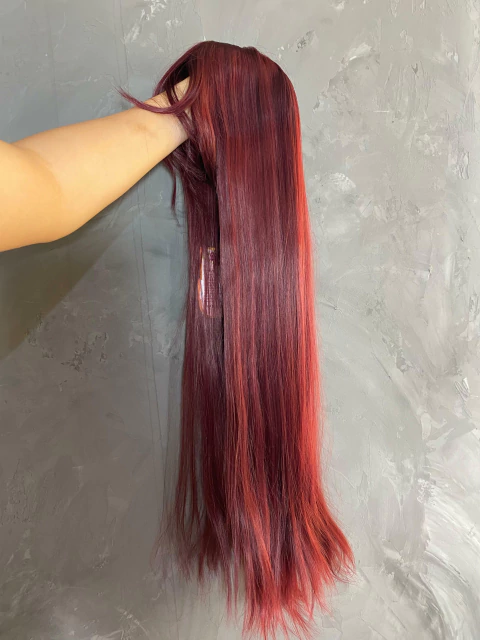 Peruca Wig lisa com franja - cor #118 - 70cm