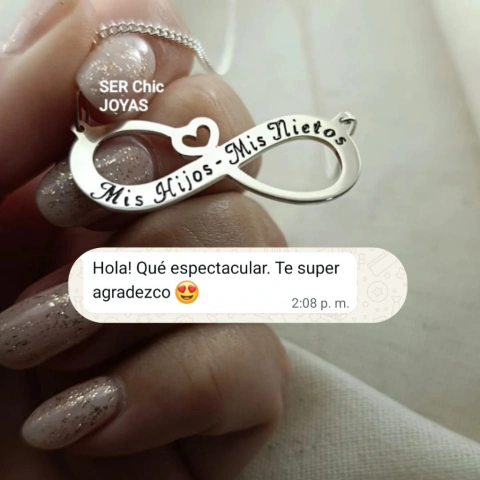 Collar Infinito personalizado