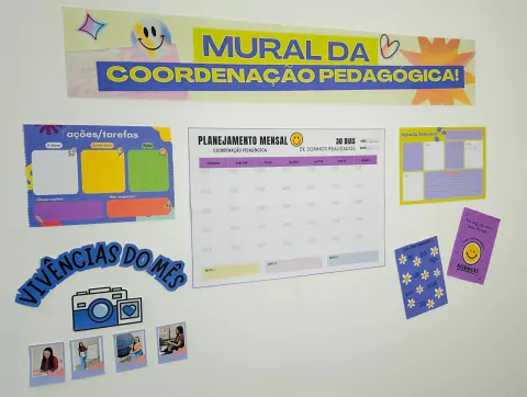 MURAL SALA DA COORDENAÇÃO PEDAGÓGICA