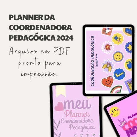 PLANNER DA COORDENADORA PEDAGÓGICA 2024