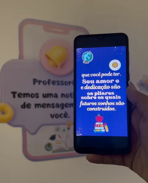 QR CODE - NOTIFICAÇÃO DE MENSAGENS PARA PROFESSORES