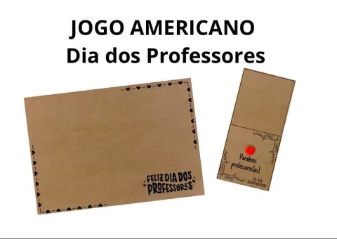 Jogo Americano - Dia dos Professores