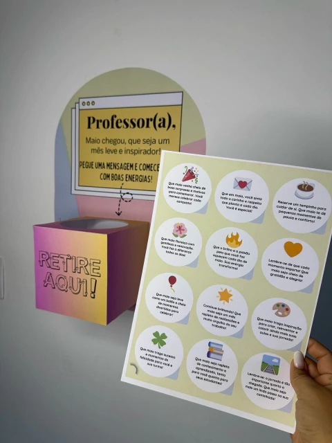 BEM-VINDO MAIO - MOTIVACIONAL PARA PROFESSORES - comprar online