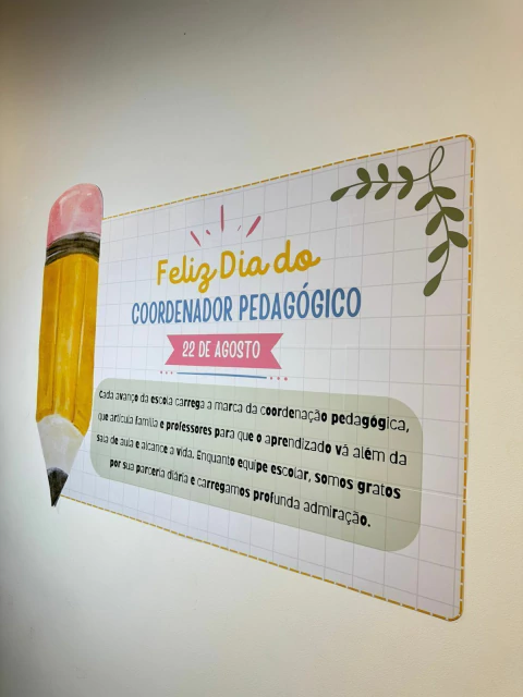 Painel Dia da Coordenação Pedagógica