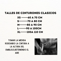 CINTURON CLASICO CINTA 8 CM - GOODGRIP