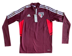 São Paulo Treino 21/22 Vinho Manga Longa Original Adidas - comprar online