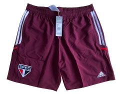 Bermuda São Paulo 2022 Original Adidas Vinho/ Bordo