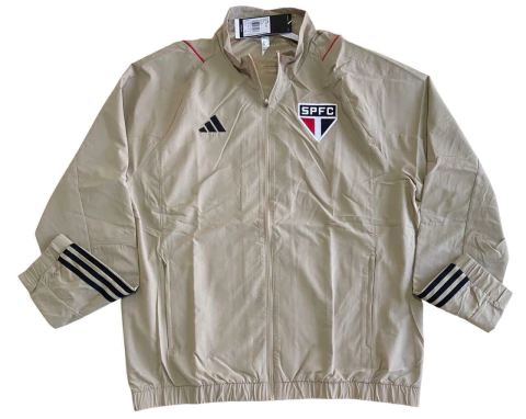 Jaqueta São Paulo Original Adidas Dourada 2023