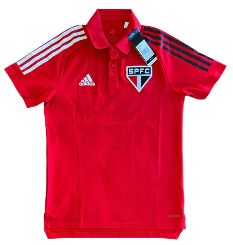 São Paulo Polo Apresentação Vermelha 20/21 Original Adidas