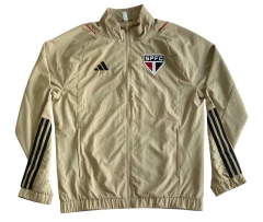 Jaqueta São Paulo 2023 Original Adidas Viagem Bege - comprar online