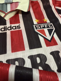1998 Original Adidas Raí Obs: Tecido está avermelhado região dos ombros! - loja online