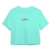 Polera Crop - Un Paso A La Vez - Menta en internet